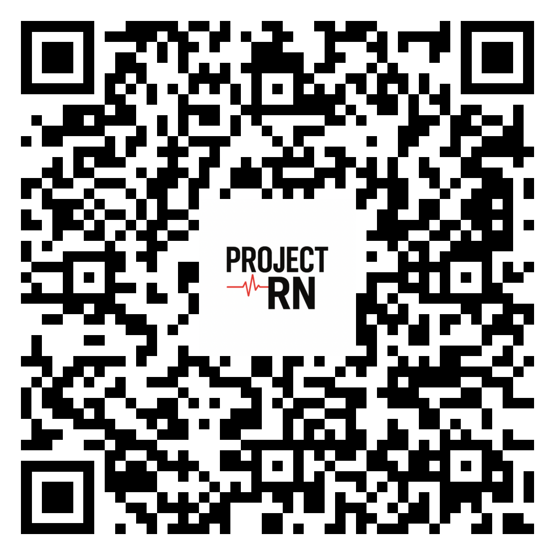 Project RN community QR code